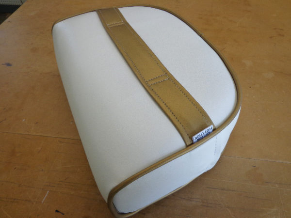 gold trim boat seat booster cushion