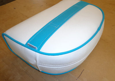 turquoise boat seat booster cushion