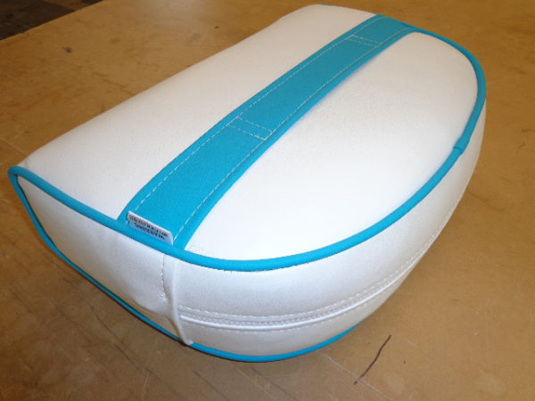 turquoise boat seat booster cushion